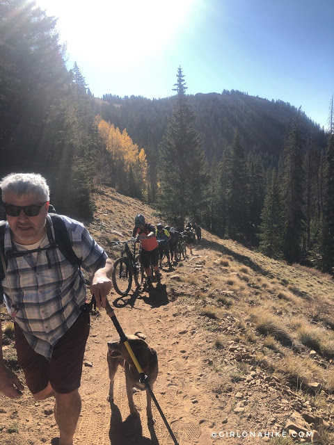 Hiking to Mt.Tomasaki, LaSal Mountains