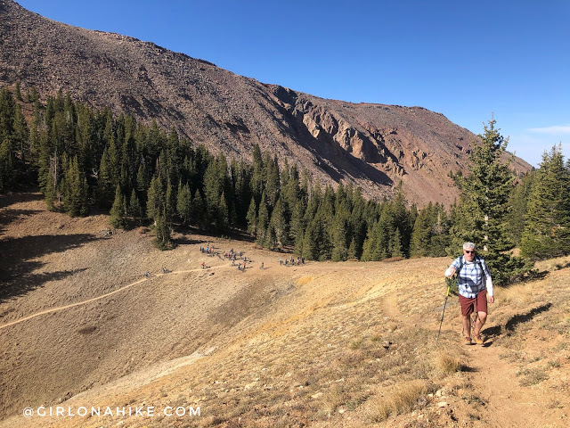 Hiking to Mt.Tomasaki, LaSal Mountains