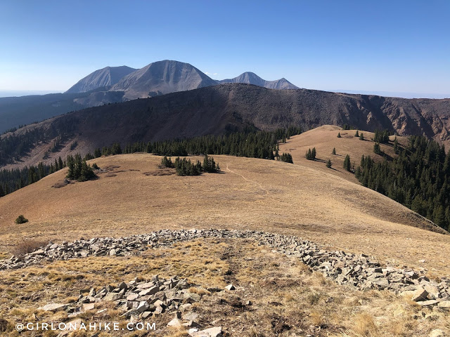 Hiking to Mt.Tomasaki, LaSal Mountains