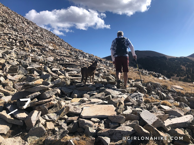 Hiking to Mt.Tomasaki, LaSal Mountains