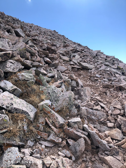 Hiking to Mt.Tomasaki, LaSal Mountains