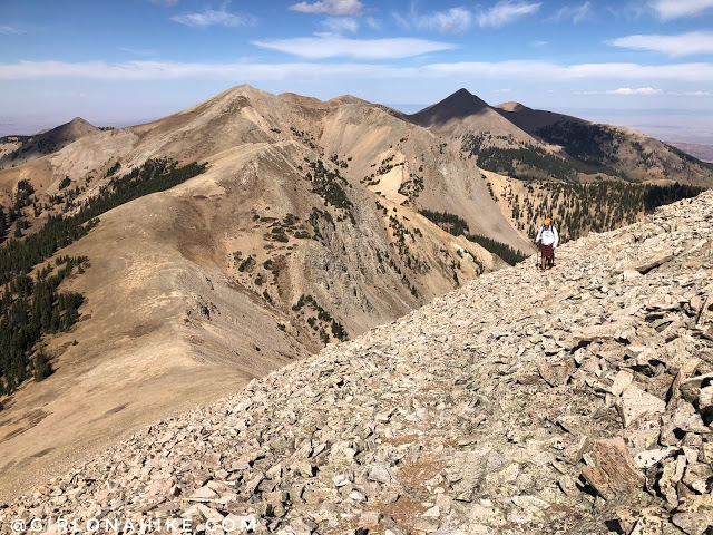 Hiking to Mt.Tomasaki, LaSal Mountains