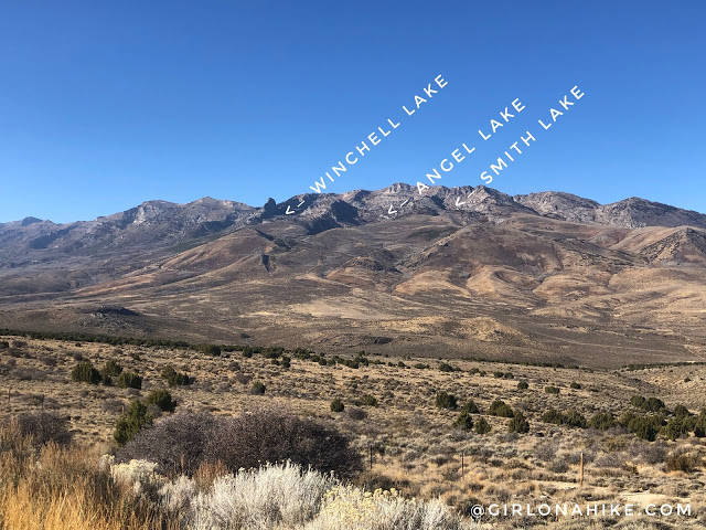 Hiking to Smith Lake via Angel Lake Trail, Nevada