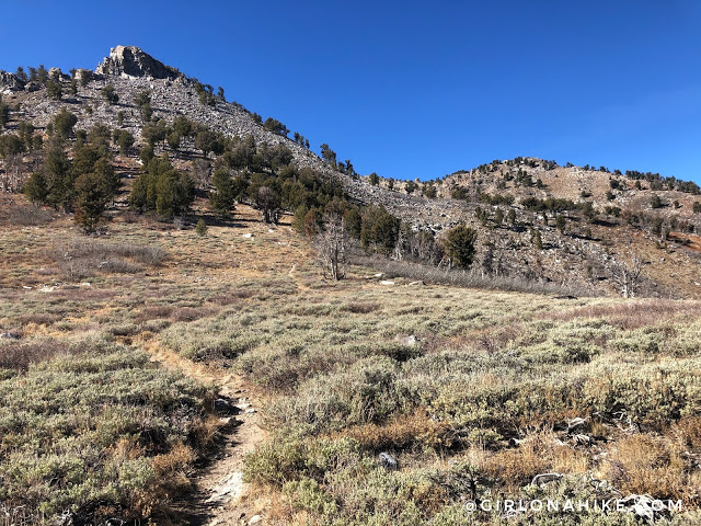 Hiking to Smith Lake via Angel Lake Trail, Nevada