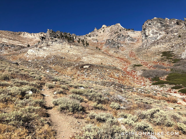 Hiking to Winchell Lake, Nevada