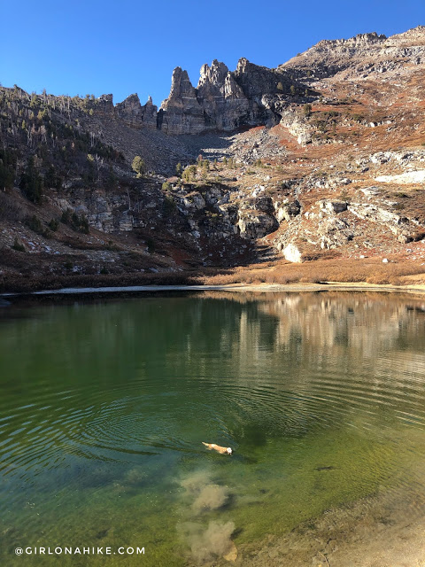 Hiking to Winchell Lake, Nevada