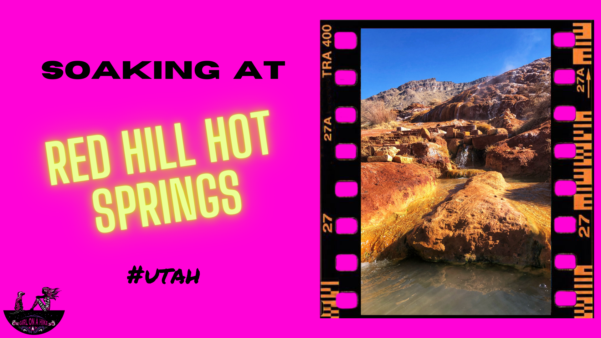 Soaking at Red Hill Hot Springs, Utah