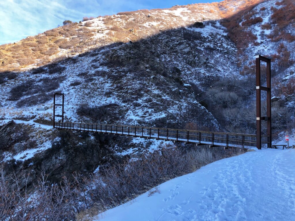 Hike to the Bear Canyon Suspension Bridge, Draper, UT