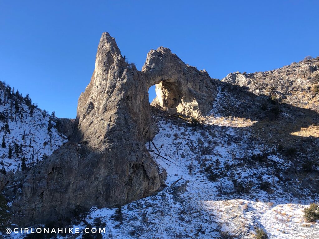 Hike to Lexington Arch, Nevada