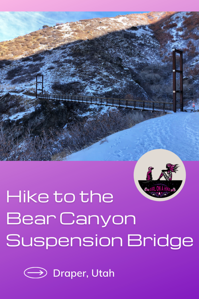 Hike to the Bear Canyon Suspension Bridge, Draper, UT