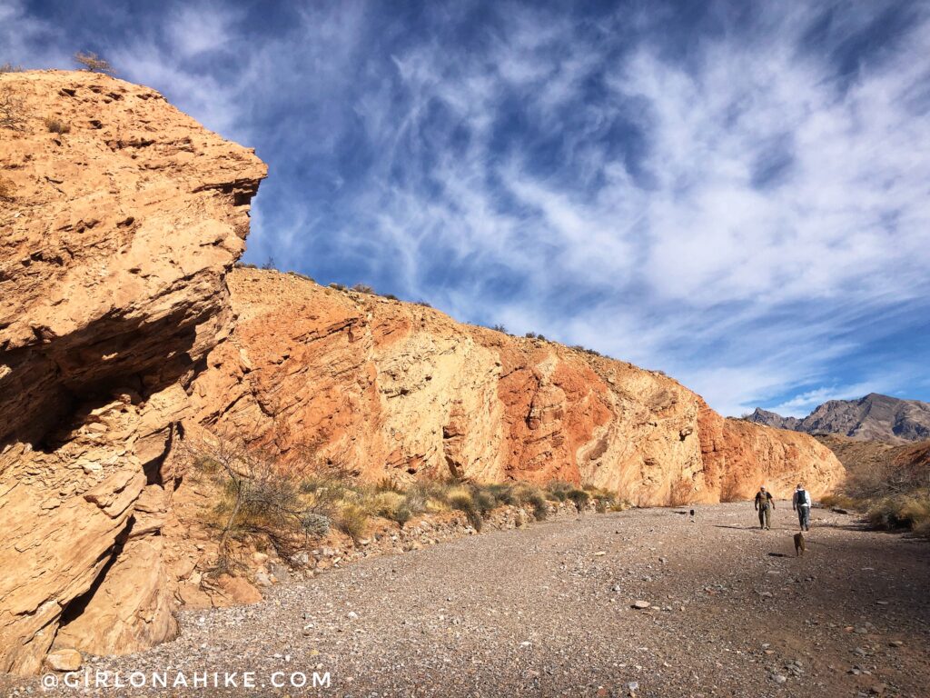 Hiking the Anniversary Narrows Slot Canyon, Nevada