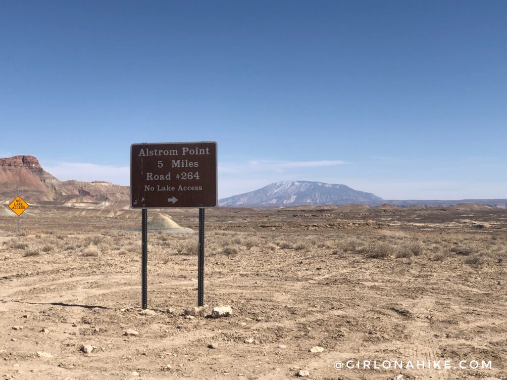 Visiting Alstrom Point, Lake Powell