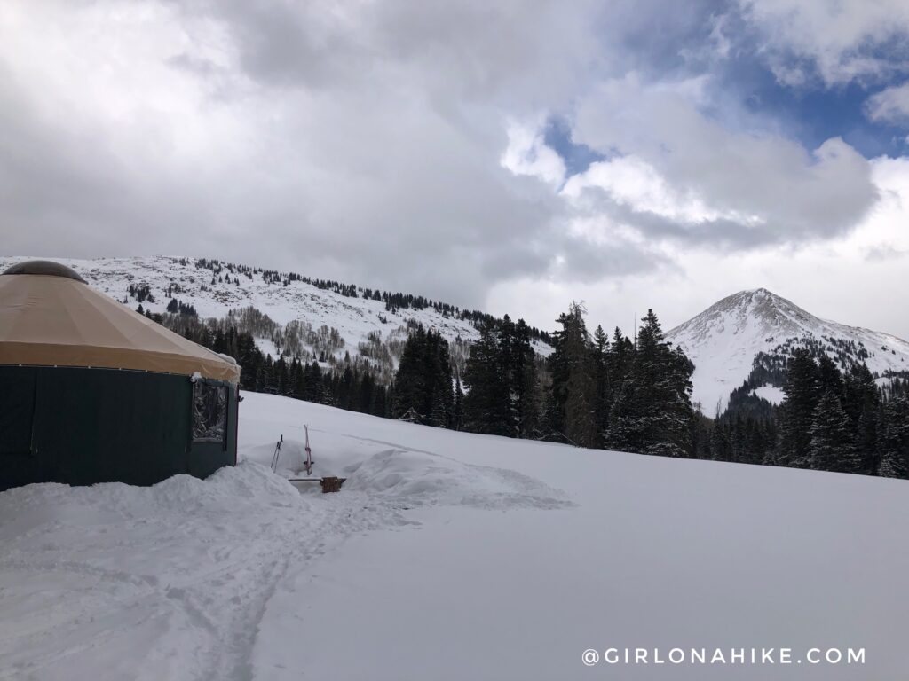 Lodging at the Geyser Pass Yurt, Backcountry Skiing Geyser Pass