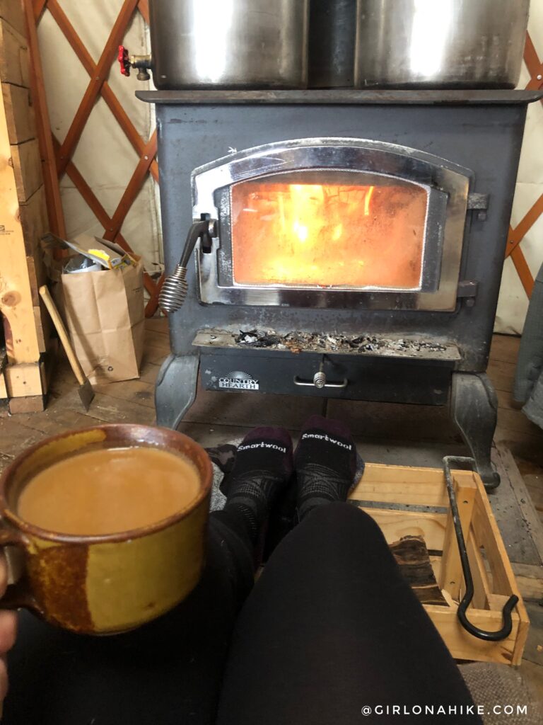 Lodging at the Geyser Pass Yurt, Backcountry Skiing Geyser Pass