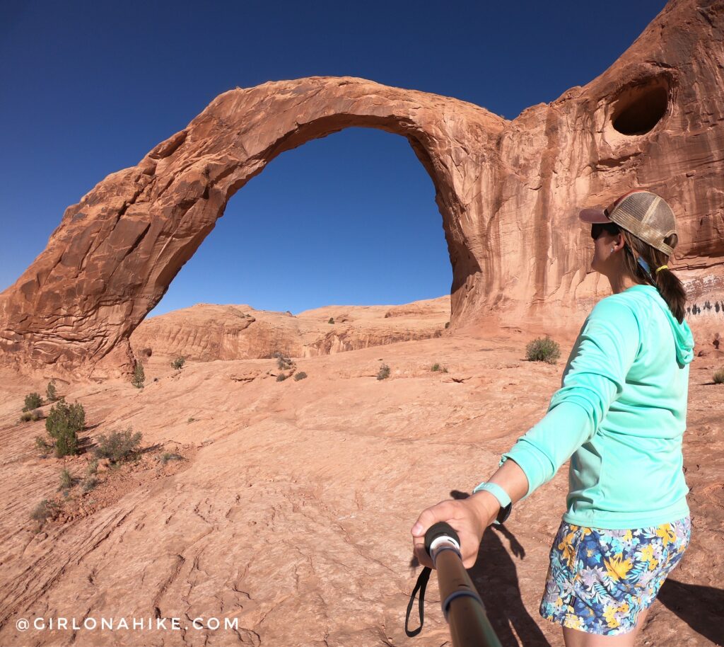 Hiking to Corona Arch, Moab