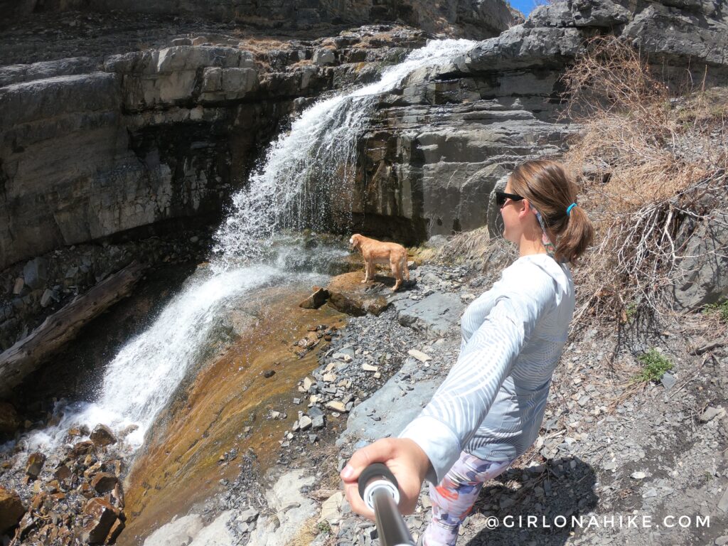 Hiking to Lost Creek Falls, Provo Canyon