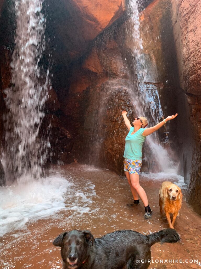 Hiking Mary Jane Slot Canyon, Moab