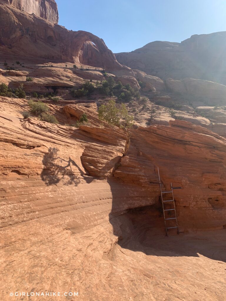 Hiking to Corona Arch, Moab