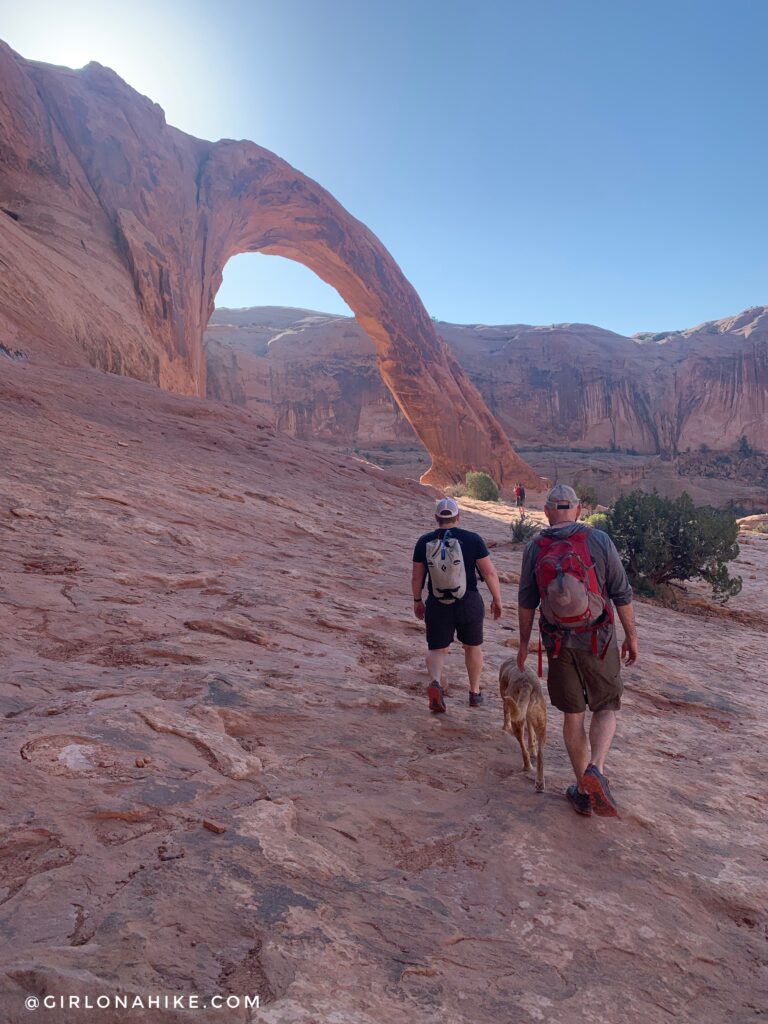 Hiking to Corona Arch, Moab