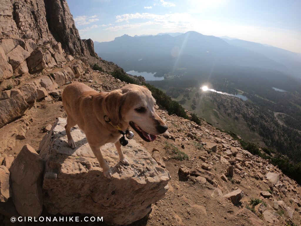 Hiking to Bald Mountain, Uintas