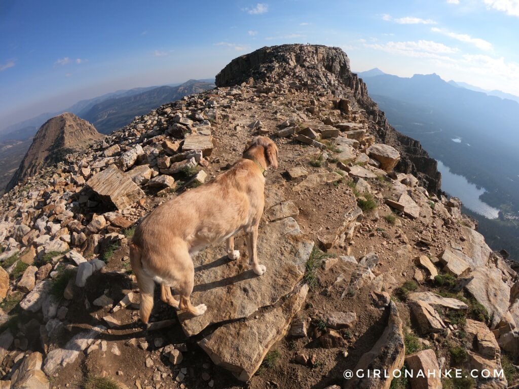 Hiking to Bald Mountain, Uintas