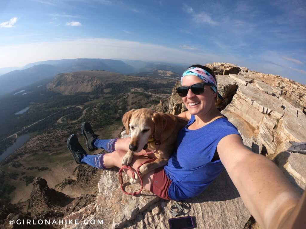 Hiking to Bald Mountain, Uintas