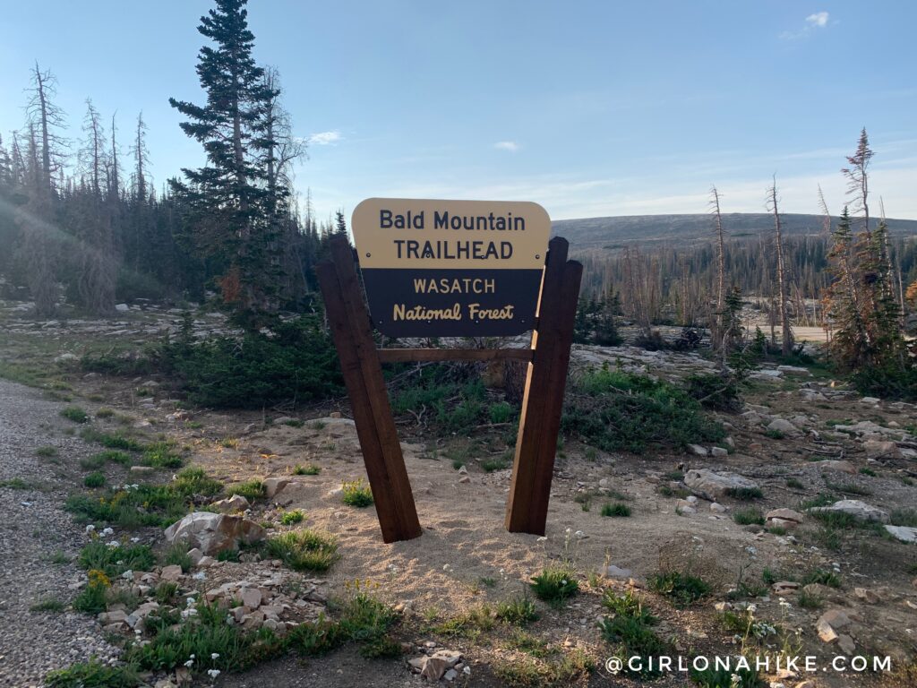 Hiking to Bald Mountain, Uintas