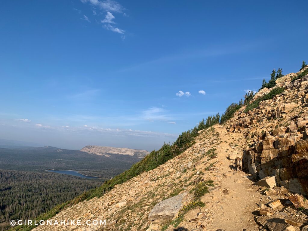 Hiking to Bald Mountain, Uintas