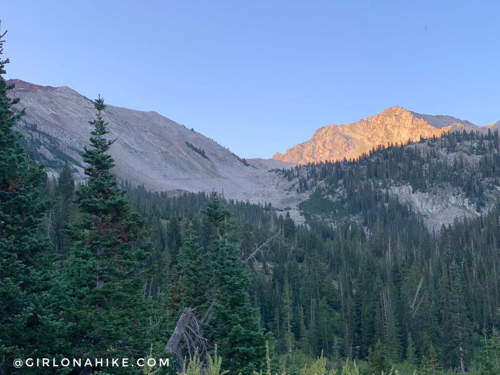 Hiking to White Pine Lake, Little Cottonwood Canyon