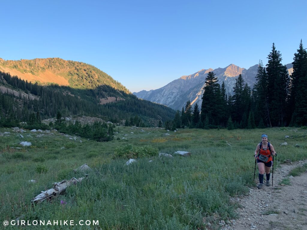 Hiking to White Pine Lake, Little Cottonwood Canyon