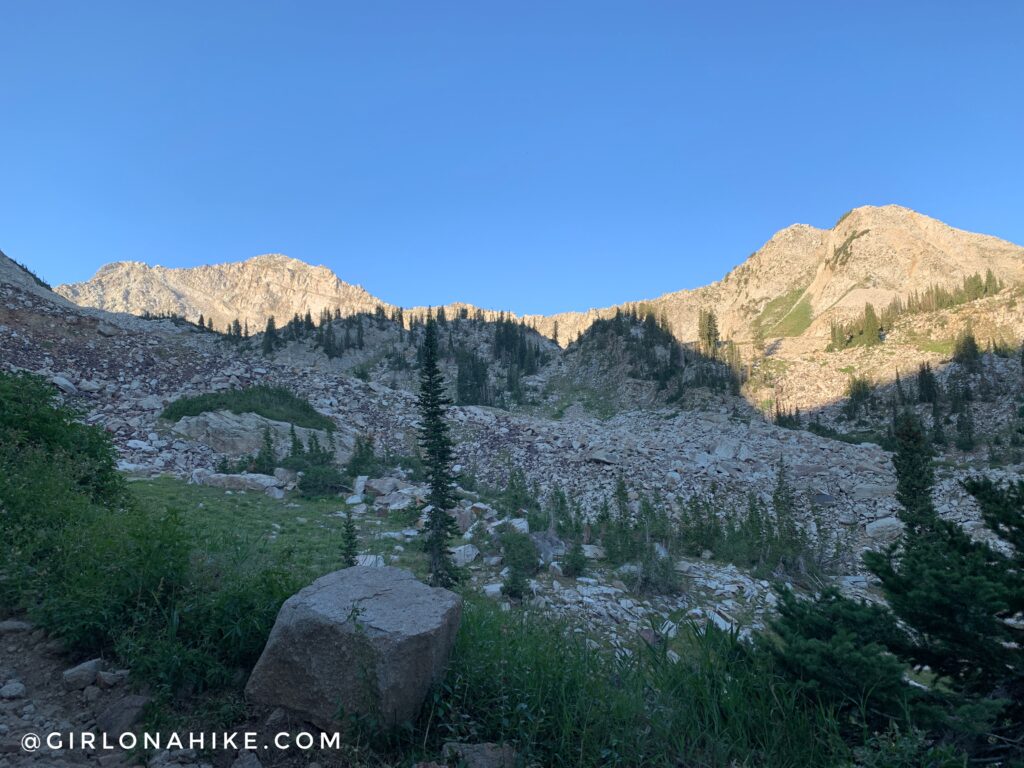 Hiking to White Pine Lake, Little Cottonwood Canyon