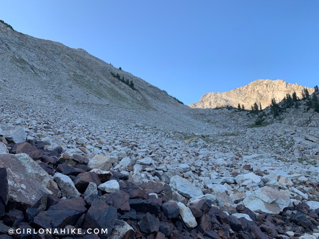 Hiking to White Pine Lake, Little Cottonwood Canyon