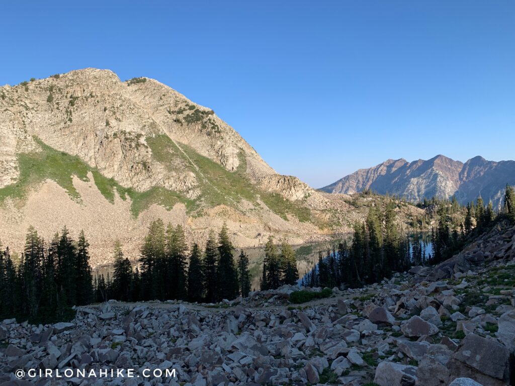 Hiking to White Pine Lake, Little Cottonwood Canyon