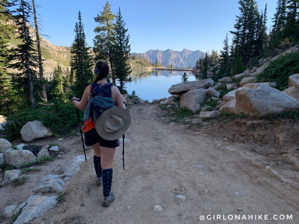 Hiking to White Pine Lake, Little Cottonwood Canyon