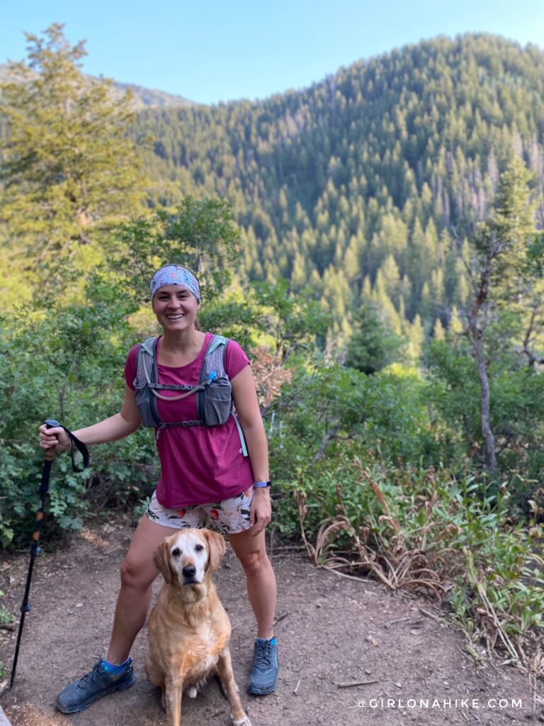 Hiking the Bowman Fork Trail Girl on a Hike