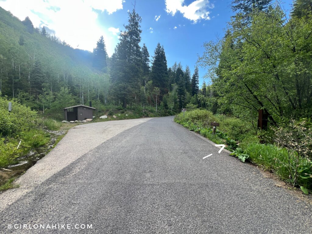 lambs canyon parking and trailhead