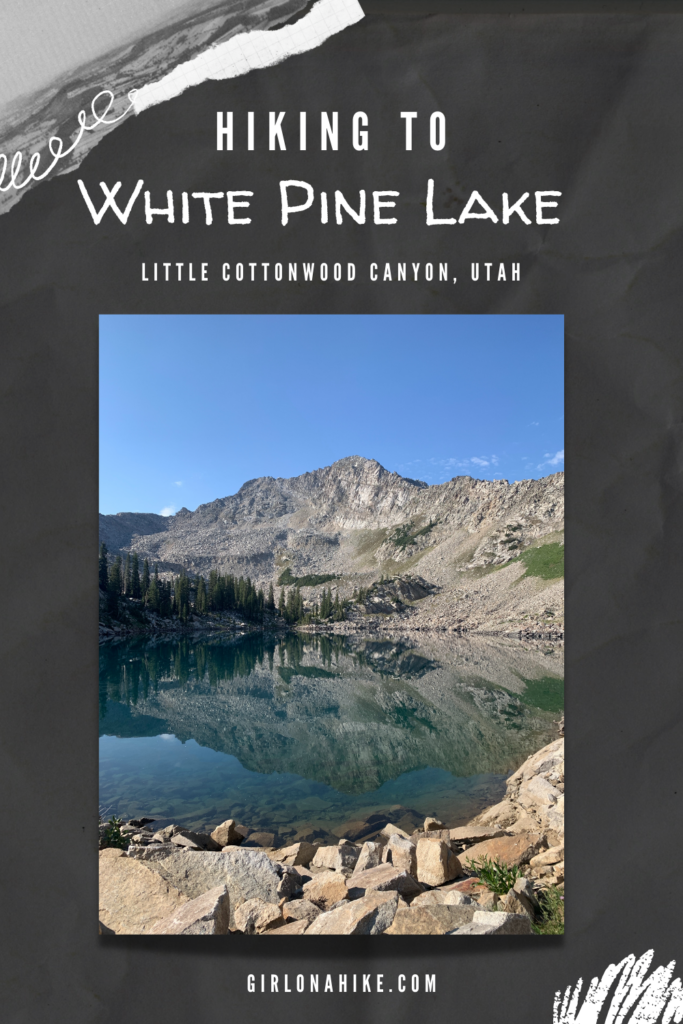 Hiking to White Pine Lake, Little Cottonwood Canyon