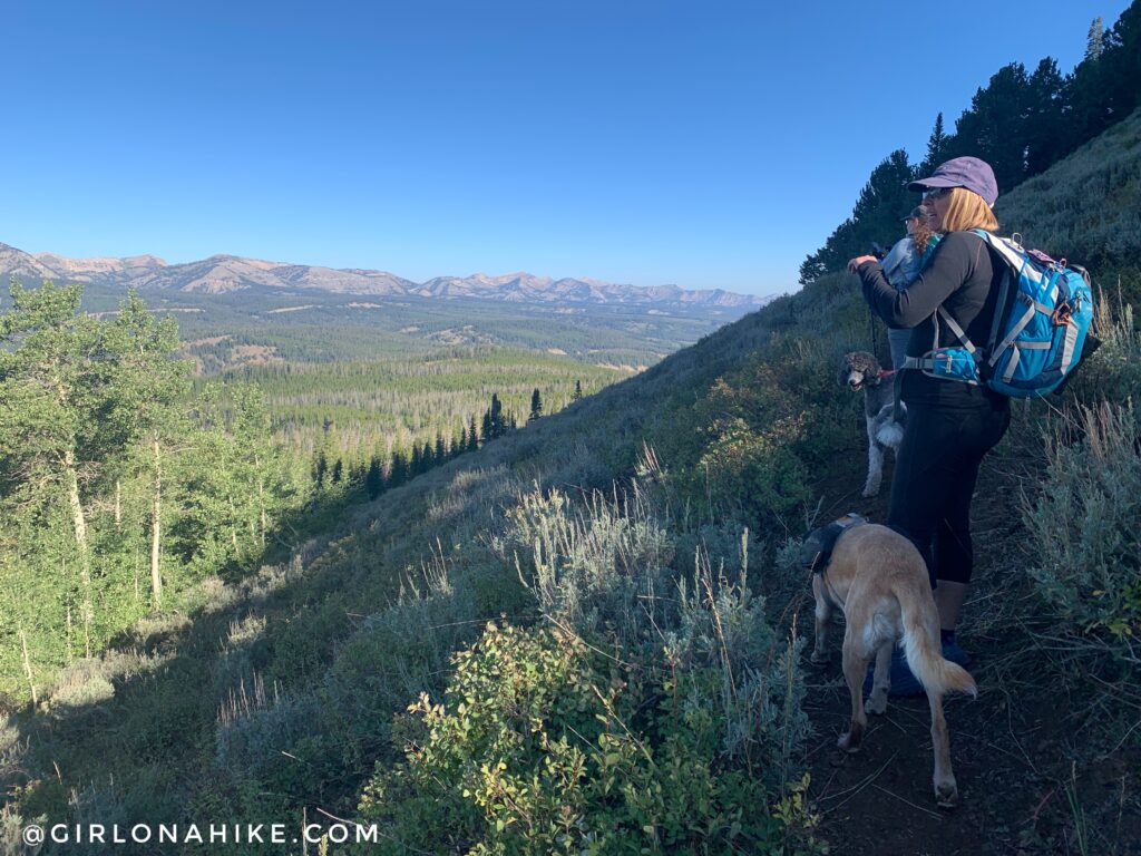 Hiking to Wyoming Peak, Wyoming Mountain Range