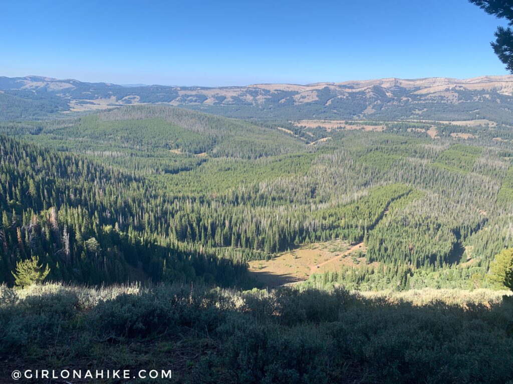 Hiking to Wyoming Peak, Wyoming Mountain Range