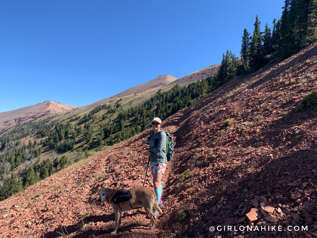 Hiking to Wyoming Peak, Wyoming Mountain Range