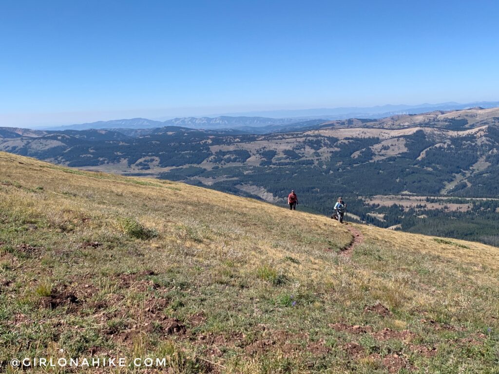 Hiking to Wyoming Peak, Wyoming Mountain Range