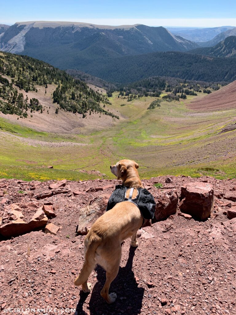 Hiking to Wyoming Peak, Wyoming Mountain Range