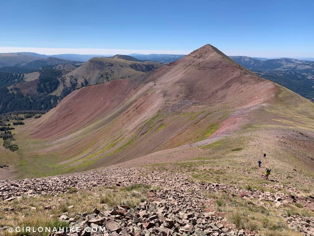 Hiking to Wyoming Peak, Wyoming Mountain Range