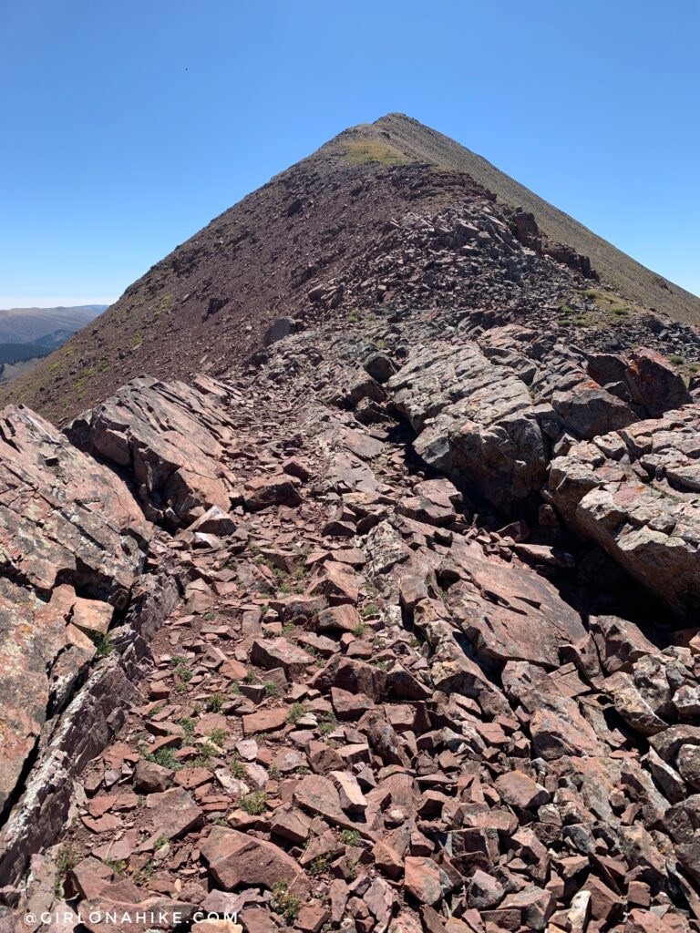 Hiking to Wyoming Peak, Wyoming Mountain Range