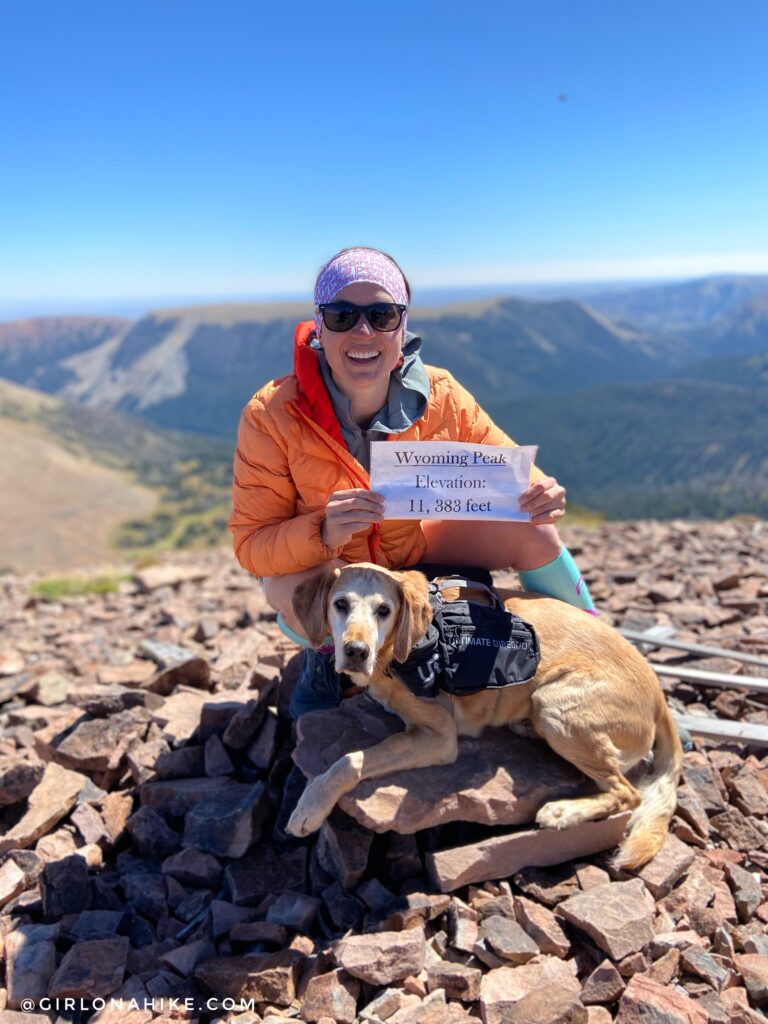 Hiking to Wyoming Peak, Wyoming Mountain Range