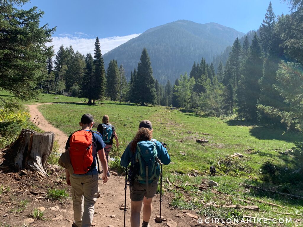 Hiking to the Darby Canyon Wind Caves, Wyoming