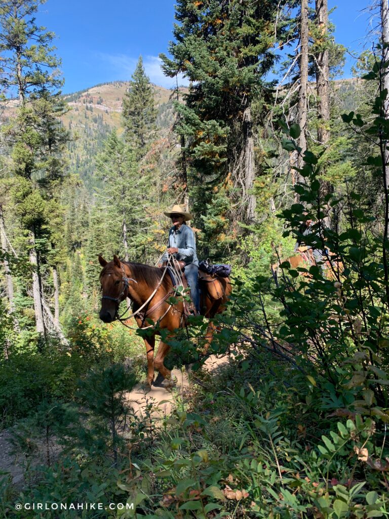 Hiking to the Darby Canyon Wind Caves, Wyoming