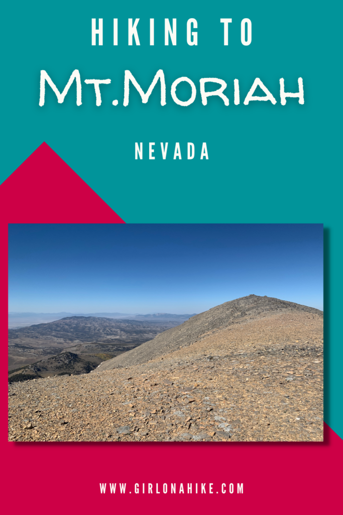 Hiking Mt.Moriah, Nevada