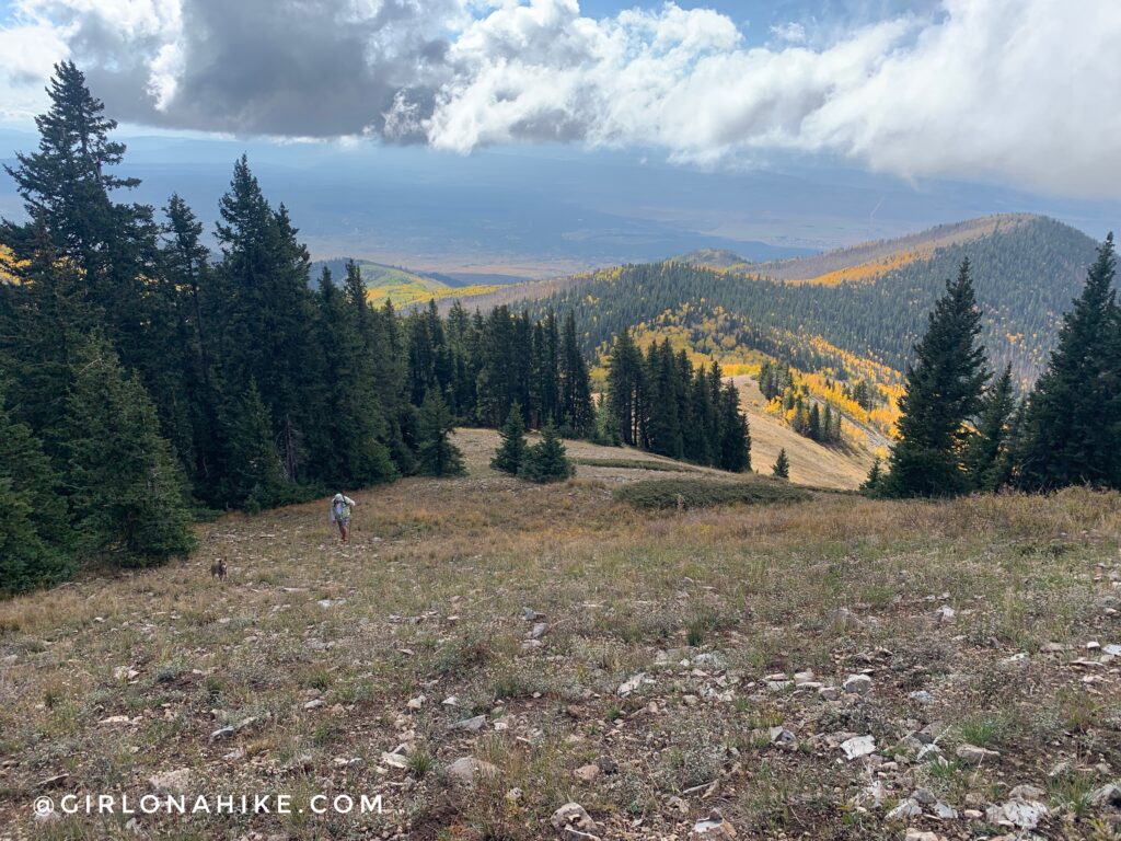 Hiking to South Mountain, LaSal Mountains