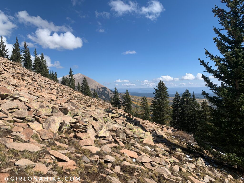 Hiking to South Mountain, LaSal Mountains